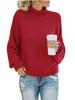 New Autumn/Winter Women's Chunky Knit High Neck Sweater - European & American Style