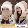 Winter Hat For Men And Women Windproof Ear Protection Neck Gaiter Thickened Cycling Mask Warm And Protective Outdoor Face Cover