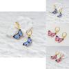 Chic Purple And Pink Alloy Earrings 2022 Summer Fashion For Women