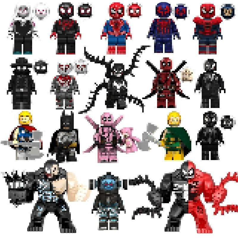 Фигурка из Строительных Блоков Мелкие Детали Сборная Детская Игрушка Пакетики