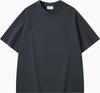 Men's Heavyweight Thickened Cotton Short-Sleeve Drop Shoulder T-Shirt, 300g, Solid Color, Trendy Summer Base Layer