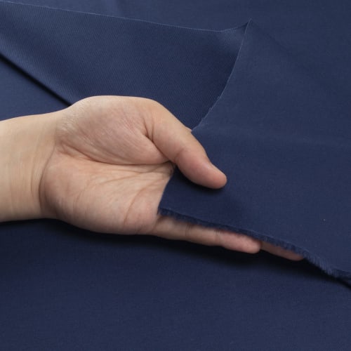 KIYOHARA Color Twill Fabric Plain 16 Navy Blue Approx. 108cm x 1M Cut 100% Cotton 17000-1M