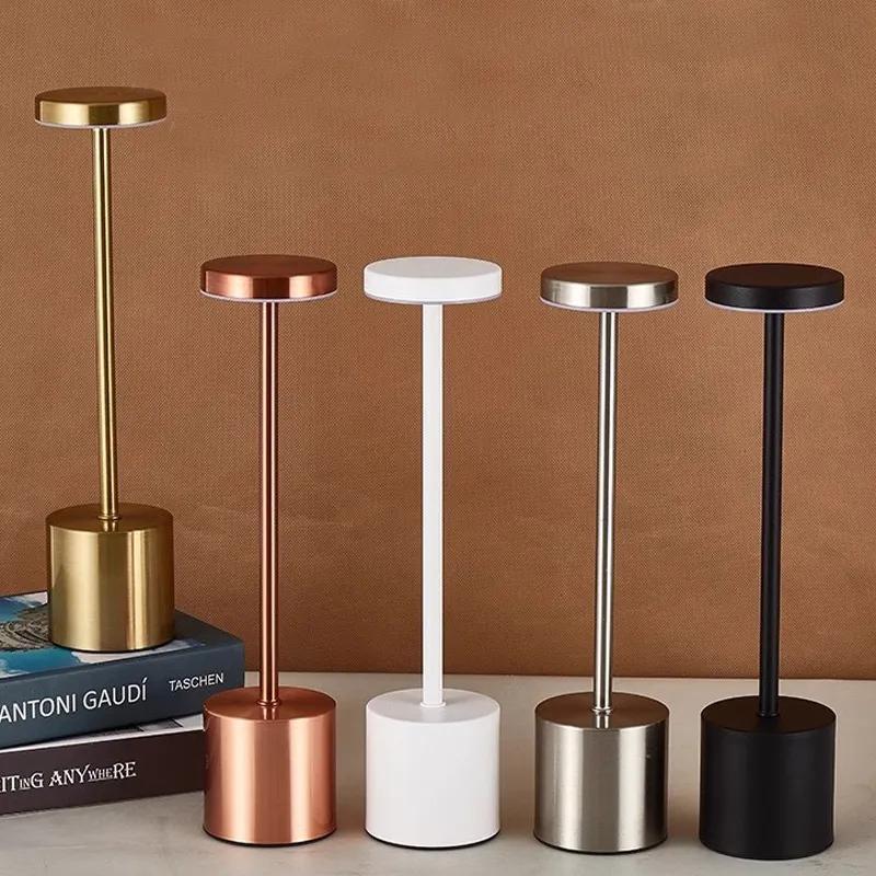 Bedside Small Night Lights Scene Decoration Atmosphere Light Dining Table Bar Atmosphere Tri Color Light Desk Lamp Equipped With Usb Charging Cable