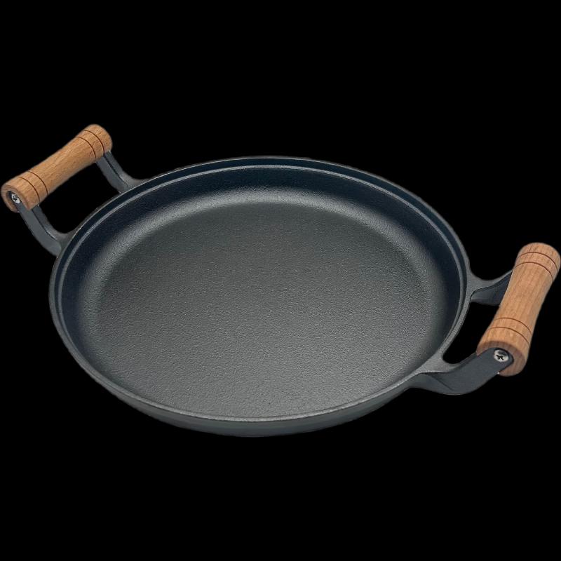 ZISIZ Cast Iron Flat Griddle Pan