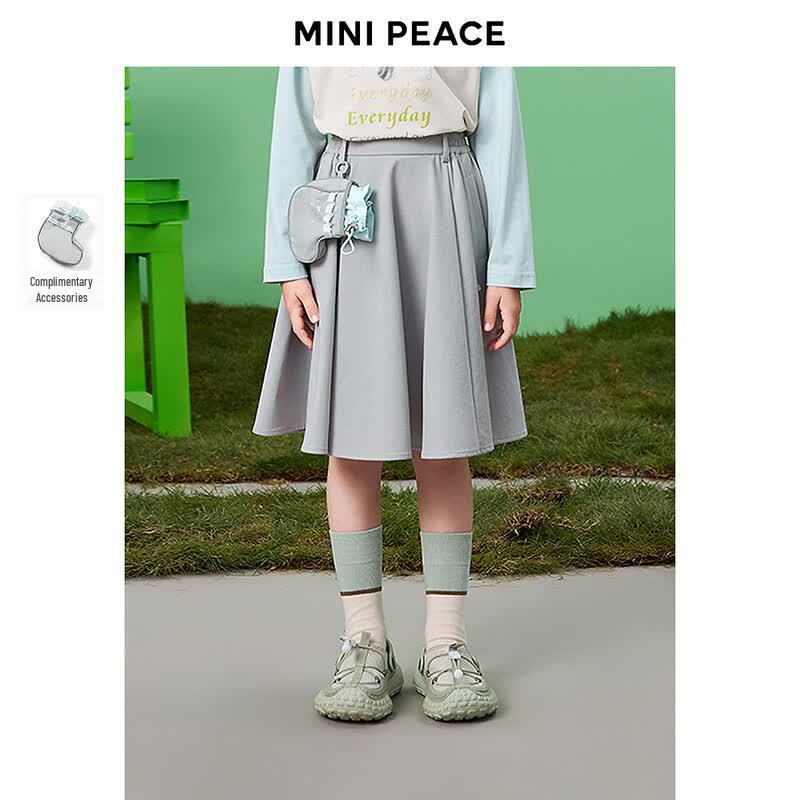 MiniPeace Girls Pleated Workwear Skirt 130
