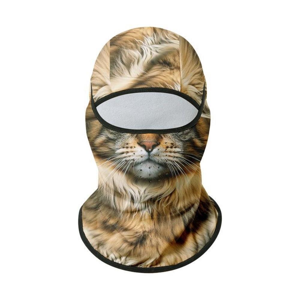 Fleece gefütterte Tiermaske Winddichte Tierkopfbedeckung Tier-Nackenschutz Skifahren