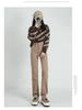 Women's Black High-Waist Wide-Leg Jeans, Spring 2024 - Loose, Slim Fit, Casual Straight-Leg Style