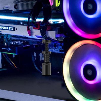 Aluminum Alloy GPU Holder Vertical Telescopic Rotating Stand Magnetic Bracket Video Card Holder Graphics Card Bracket Support