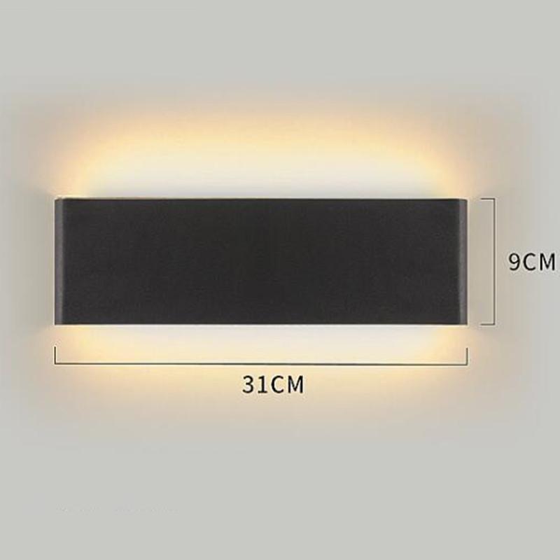 LED-Wandleuchte 2,4G Bluetooth-Fernbedienung Dimmbare Wandlampe AC170-245V Wohnzimmer Schlafzimmer Innenwandleuchte Leuchte
