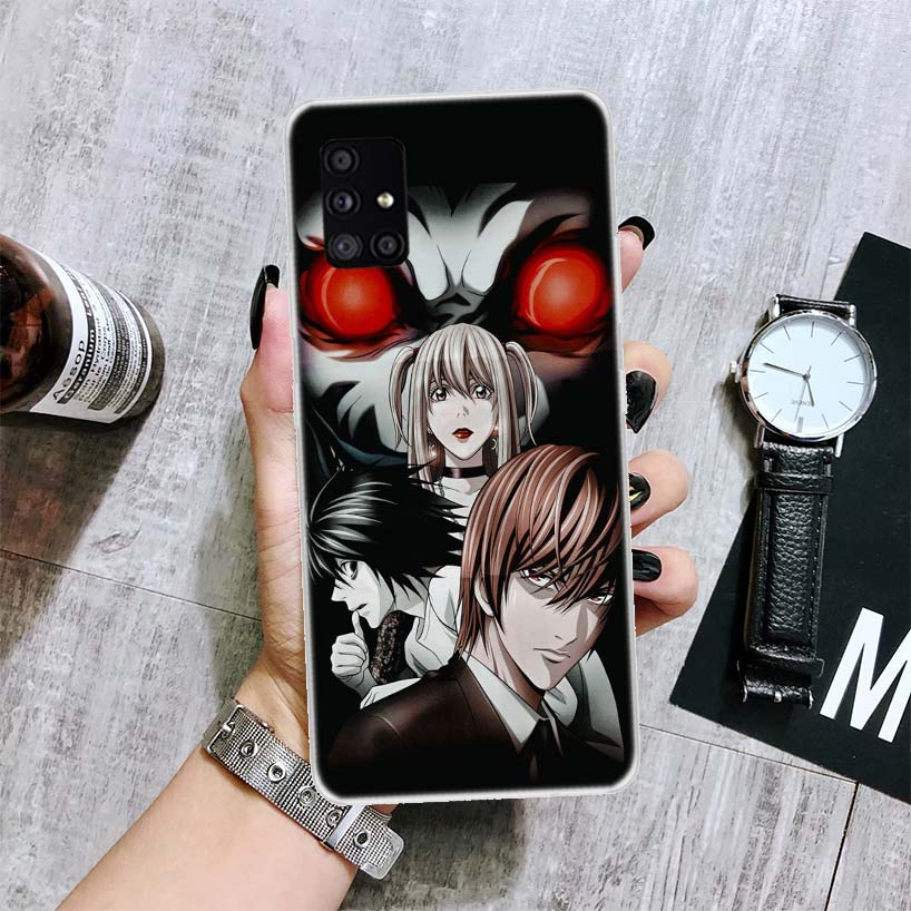 Anime Manga Death Note Ryuk Phone Case For Samsung Galaxy A12 A22 A32 A42 A52 A72 A51 A71 5G A41 A31 A21 A02S M12 M21 M31 M30S