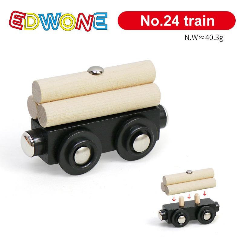 1pcs Magnetic Train Toys Wooden Train Locomotive Car Truck Railway Accessories Fit for Wooden Tracks Toys for Kids Gifts
