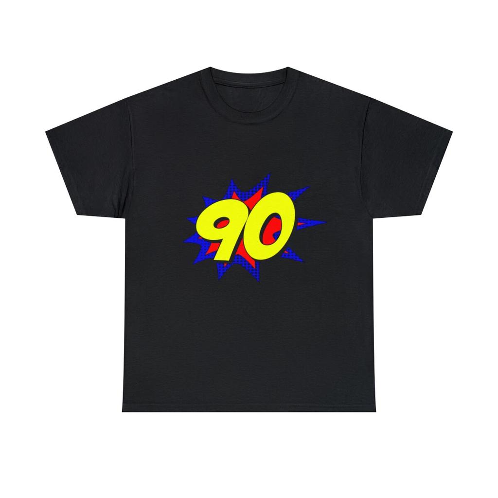 Superhero 90 Years Old Birthday Graphic Tee Shirt, S-5XL