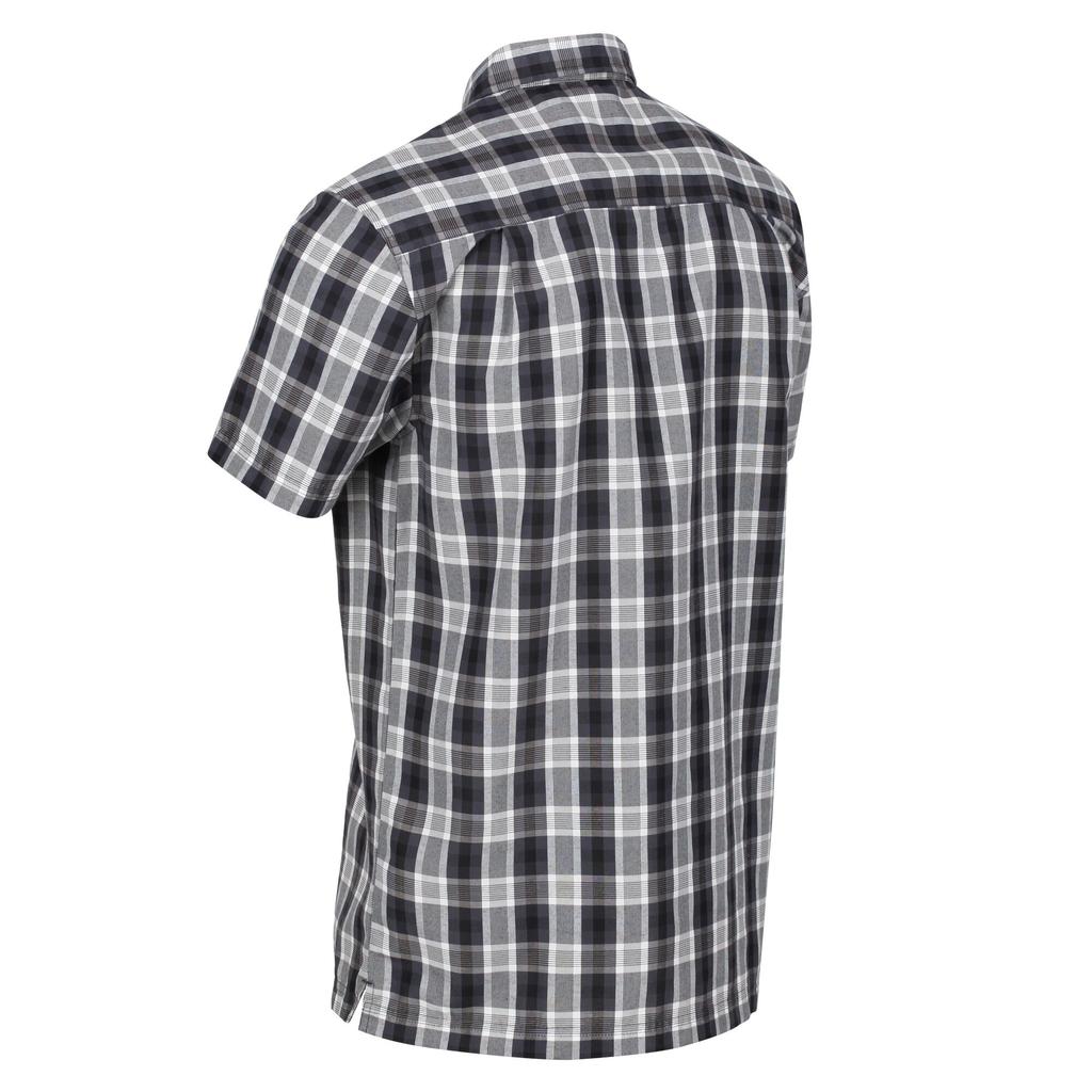 Regatta Mens Mindano VI Checked Short-Sleeved Shirt