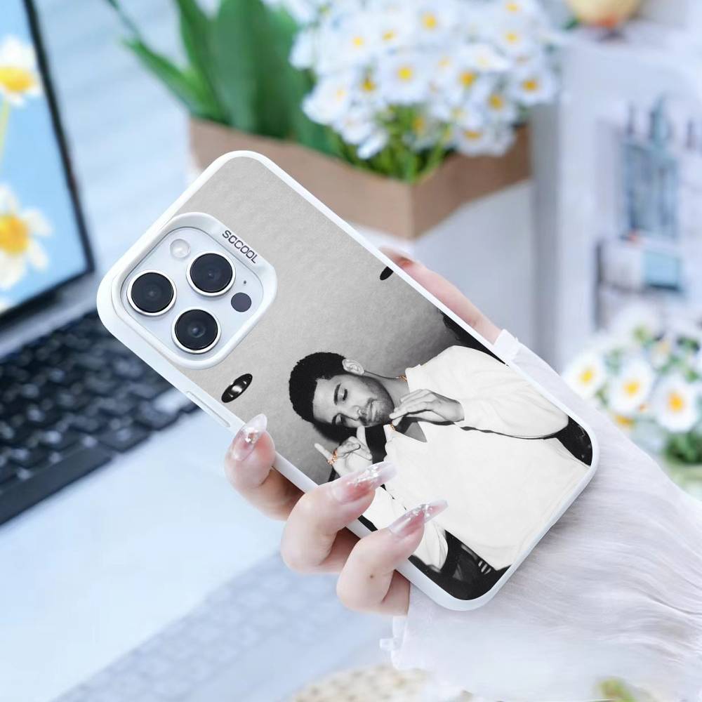 Singer Rapper D-Drake Phone Case For IPhone 16 17 15 14 12 13 Pro Max white Color Shockproof Cover
