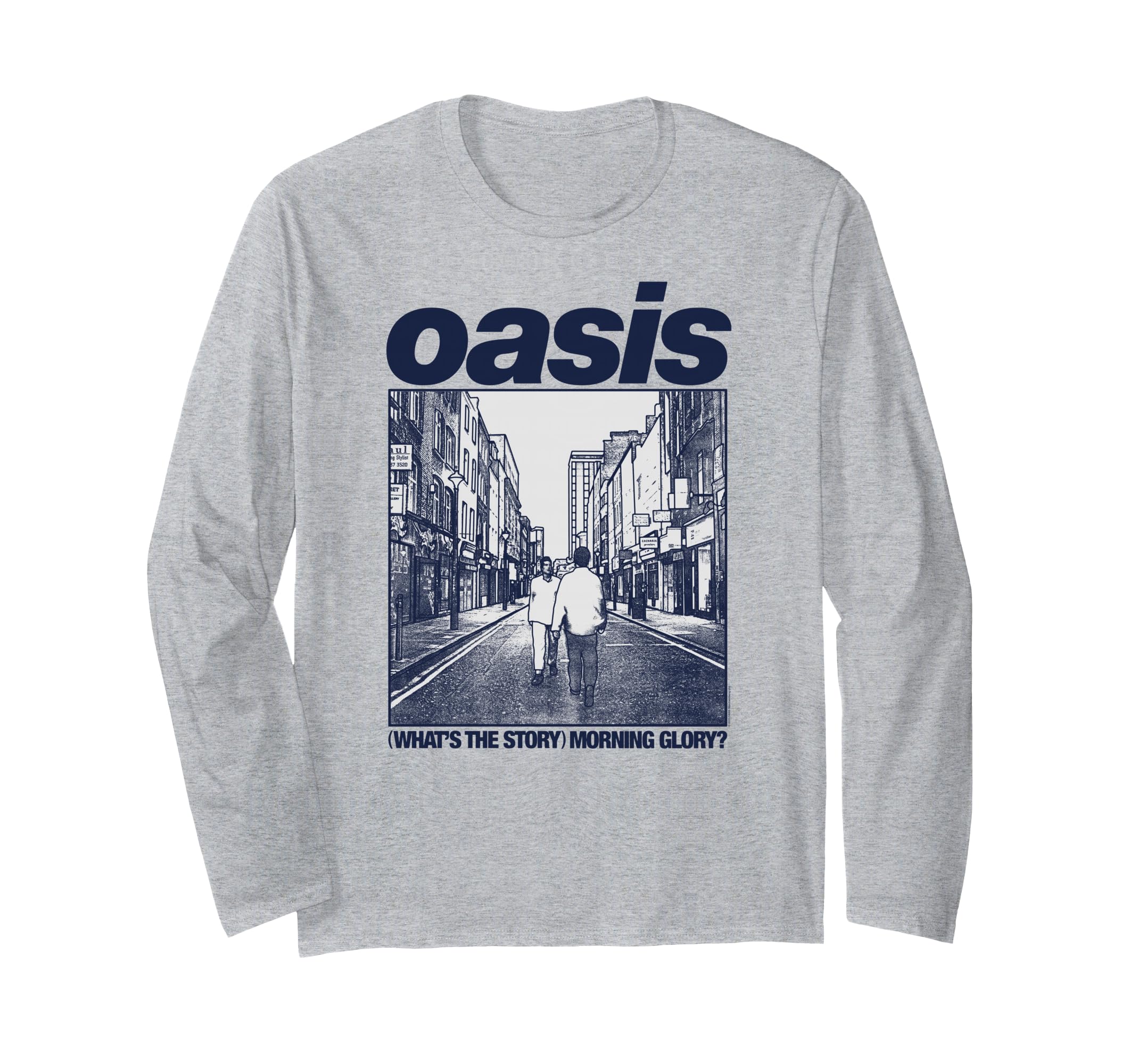

Oasis – Amazon Exclusive WTSMG In Grey Long Sleeve T-Shirt