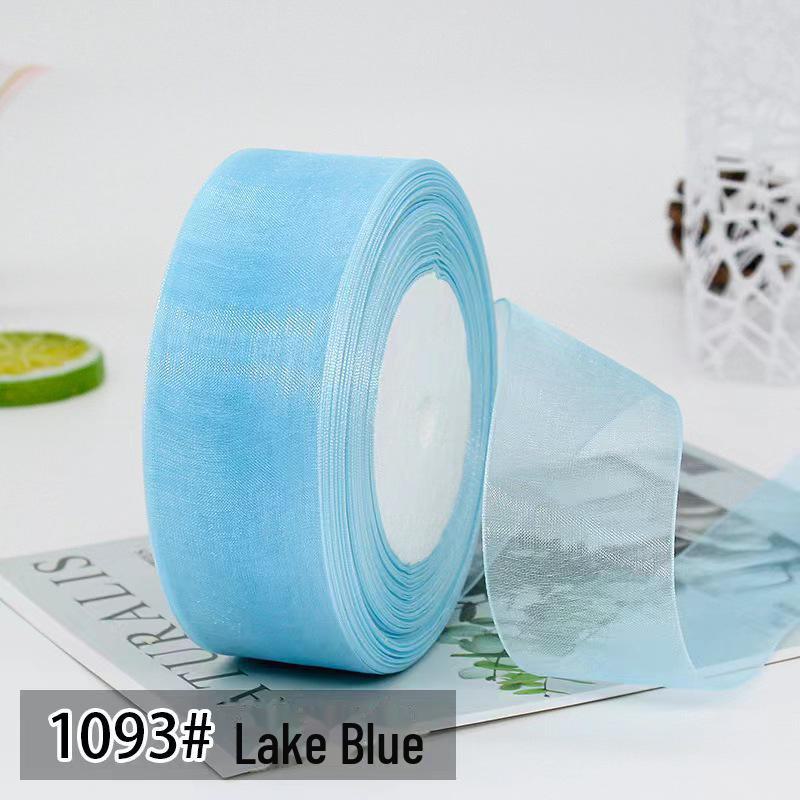 4cm Schneegarn Transparentes Band für DIY Haaraccessoires und Geschenkverpackung