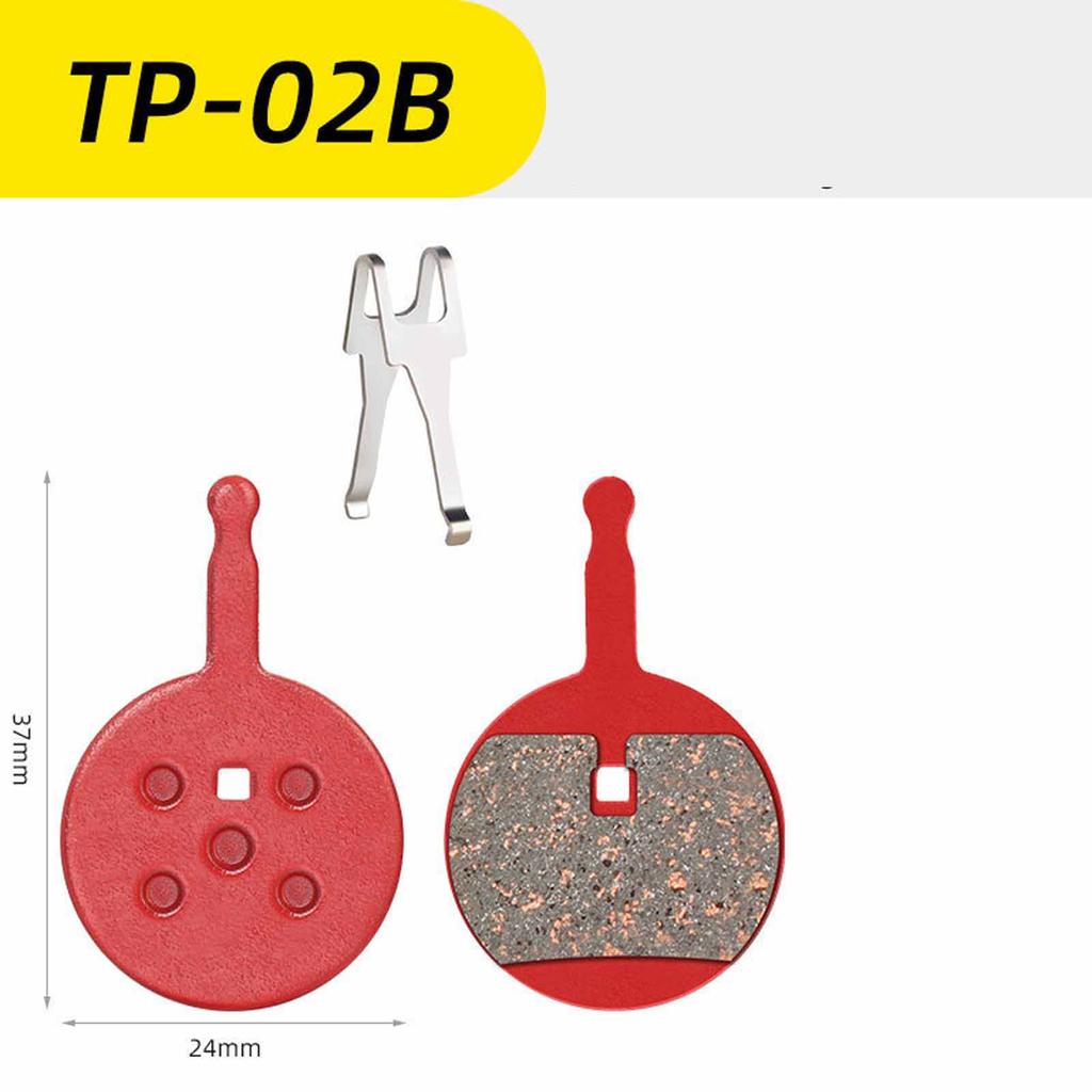 Brake Pads, Semi- Friction for Mountain, Road, and E-Bikes, Bagged Brake Pads for Smooth and Reliable Stopping