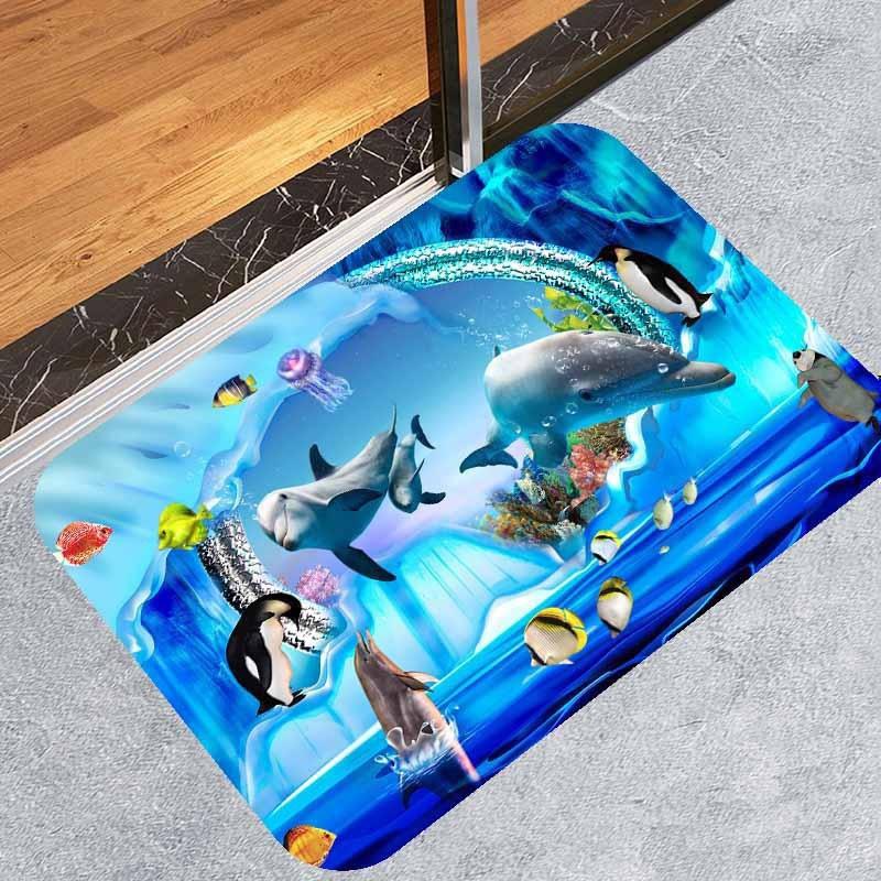 

Домашний декор Водонепроницаемая занавеска для душа с 12 крючками Чехлы для унитазов Коврики для ванной комнаты Нескользящий коврик Ковер Полиэстеровая ткань Можно стирать