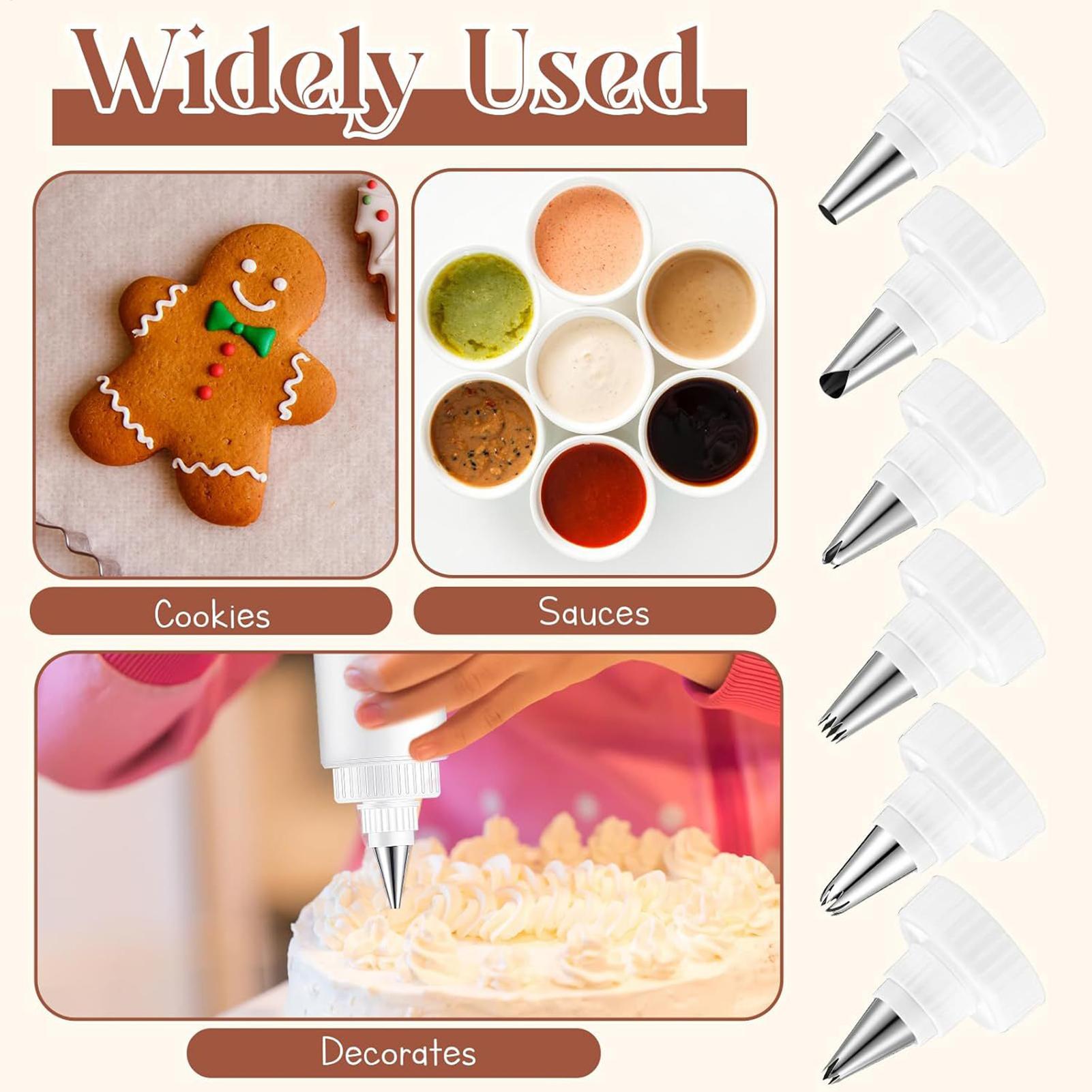 

Squeeze Bottles With Piping Tips Set Leak Proof Tool Decorating Squeeze Bottle Cake Decorating Tools For Cookies Pancakes China Mainland