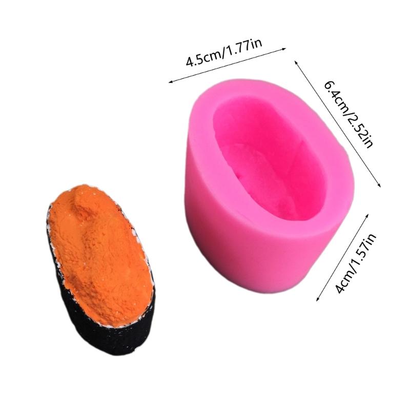 Silicone Mousse Molds Dessert Moulds Sushi Shaped Chocolate Moulds Silicone Material Perfect Gift for Bakings Lover