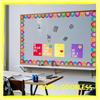 1Roll Creative Self Adhesive Chalkboard Board Border 5.5cm Paper Border Classroom Decors DIY Border Paper Handmade Crafts