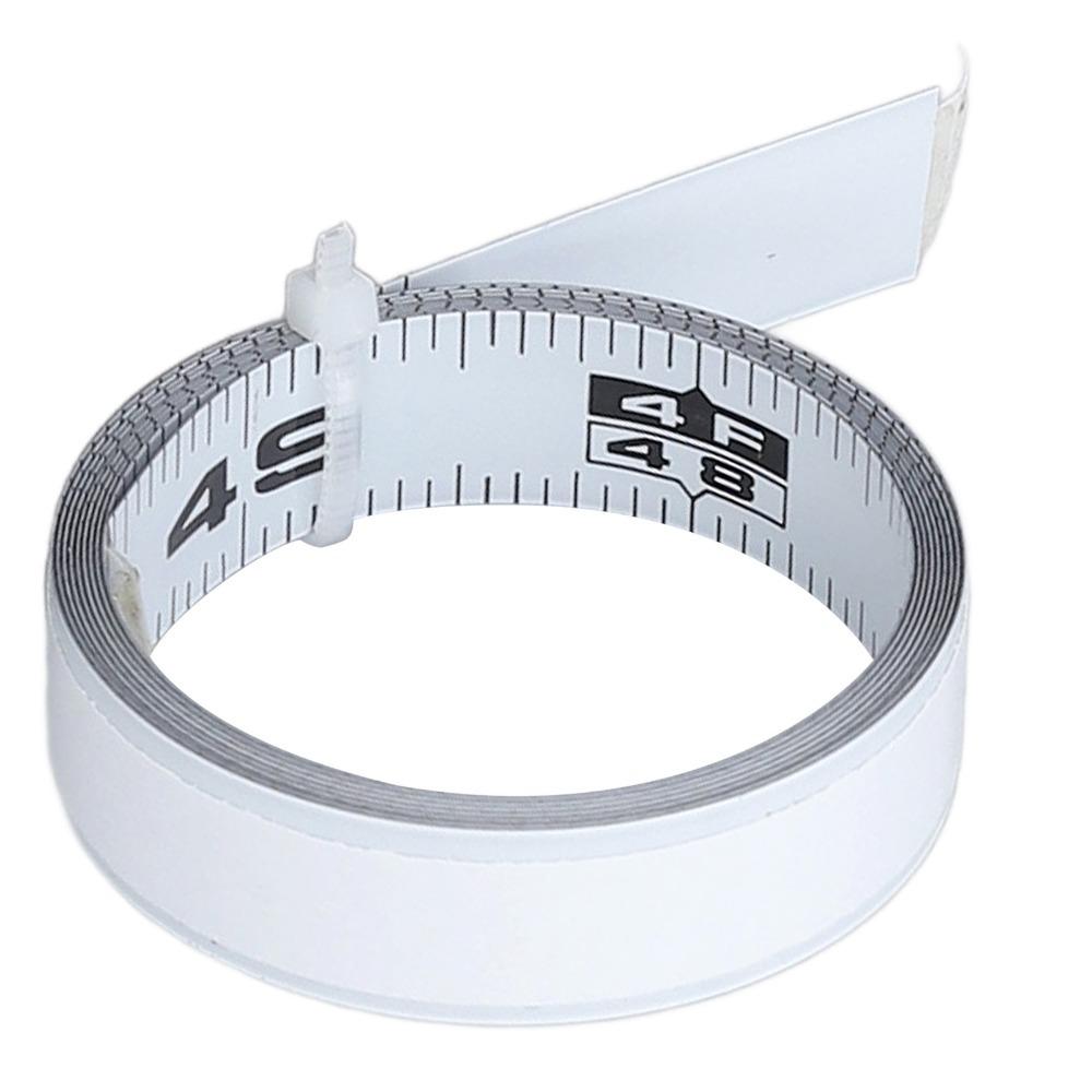 Carbon Steel Adhesive Measure Tape 48 Inch 4FT Self Adhesive Measuring Tape Left To Right Sticky Right To Left Reading