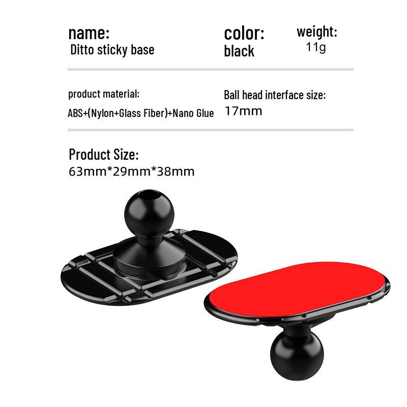 Wireless Charger Car Mount & Phone Holder with Ball Head Attachment