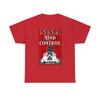Ninja Mind Control Graphic Print Short Sleeve Unisex Heavy Cotton Art Tee Shirt