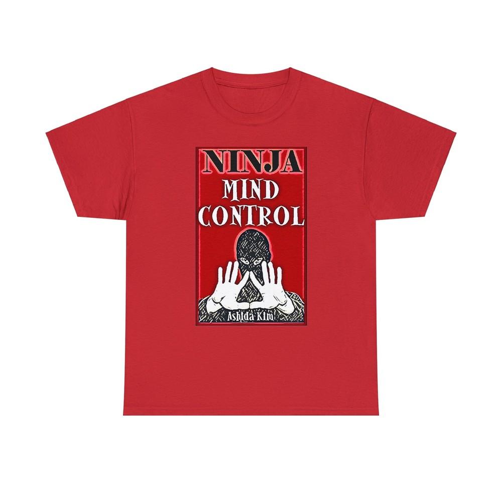 

Ninja Mind Control Graphic Print Short Sleeve Unisex Heavy Cotton Art Tee Shirt 4XL