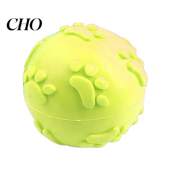 Squeaky Dog Ball Raised Texture Chew Toy Dogs Teeth Cleaning Bite-resistant Relieves Boredom And Anxiety for Puppy Teething Fetch Game Wear-resistant
