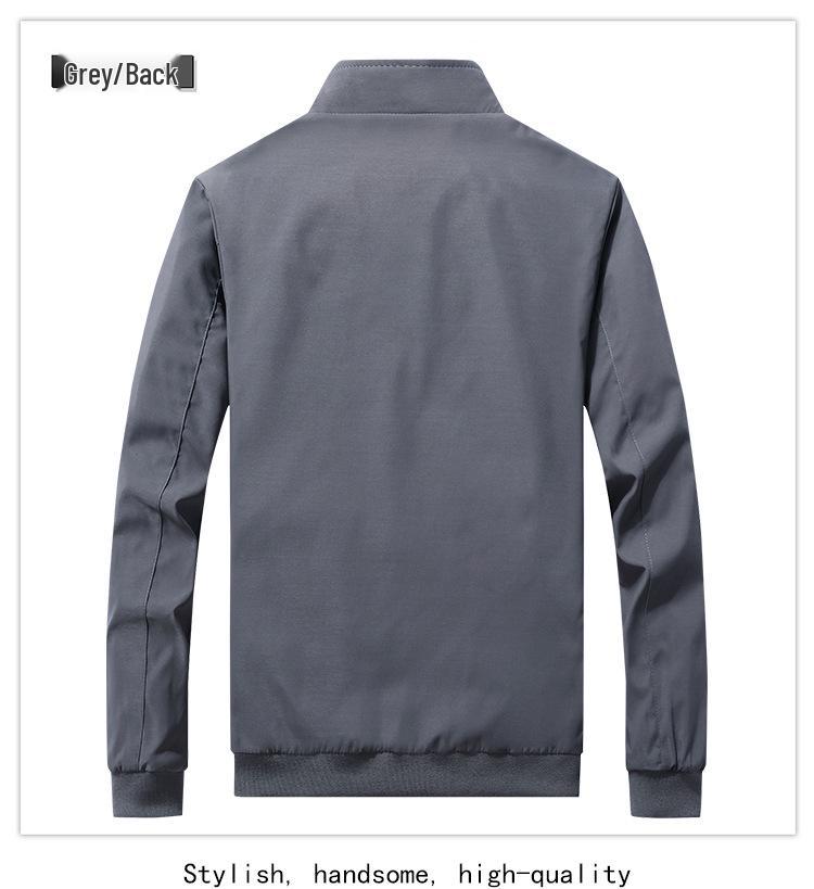 Men's Double-Sided Cotton Jacket: Casual Loose Fit, Spring/Autumn Pilot Baseball Style