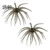 Tear Resistant Soft Baits 2Pcs Bionic Sea Urchin Lure, 11cm/10g Floating Topwater Artificial Bait Bait, Fuzzy Lure for Freshwater Saltwater