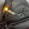 Minecrafte Cartoon MC KeyChain Torch Luminous Keychain My World Brownstone Torch Lamp Backpack Pendant Men Women Jewelry Gifts