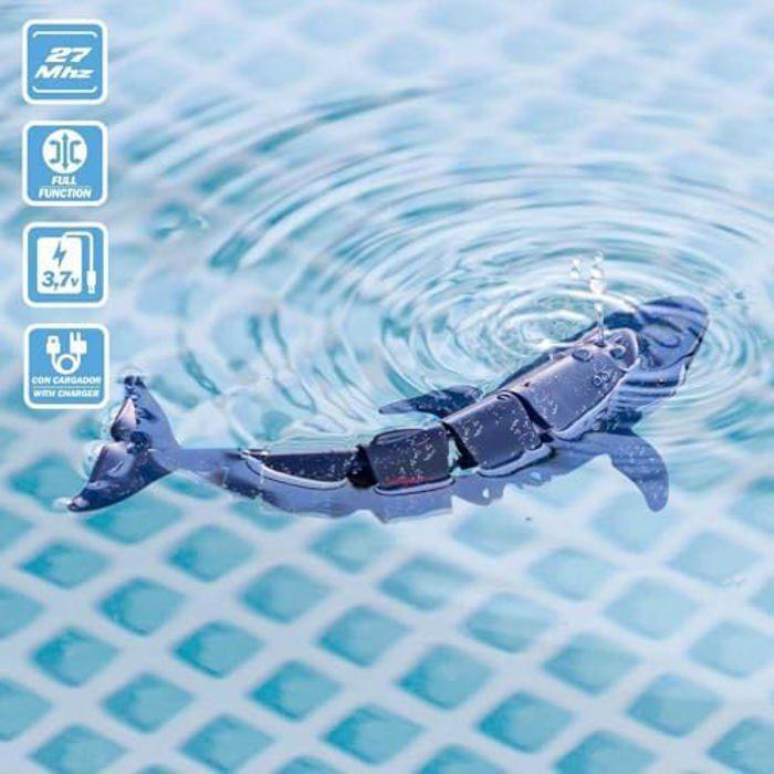 Jouet Radiocommandé - COLORBABY - Baleine Racing Boat - 20 X 9 X 3,5 Cm - 6 Directions - Fréquence 27 MHz
