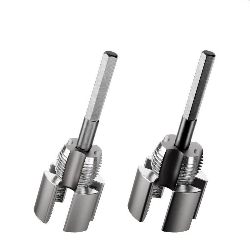 Plumber's Universal Threading Tool - One-Piece Internal & External, 4-6 Points, Household Water Pipe Tap Tool