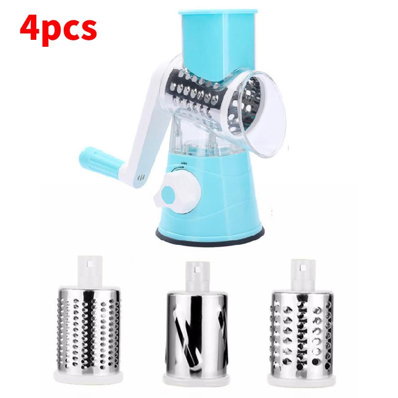 Innovative Hand-powered Vegetable Cutter With Multiple Functions For Potatoes Cheese And More