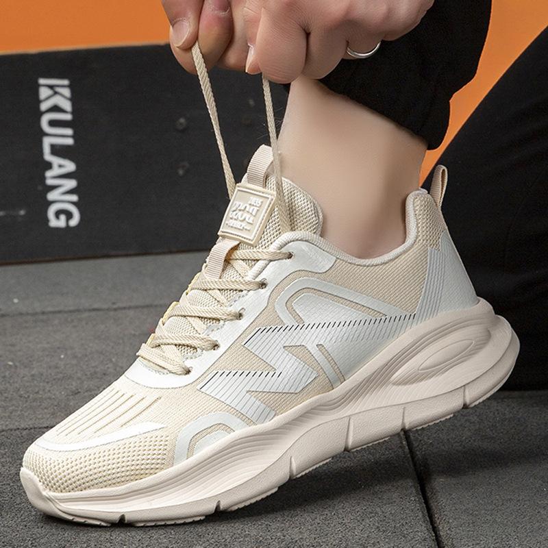 Simple running shoes New casual sports shoes Student platform breathable dad shoes