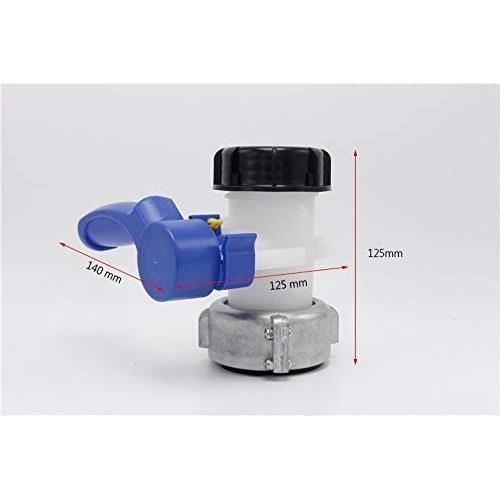 Vanne papillon - hatoolha - 1000l - anti-corrosion - dn50 - plastique synthétique