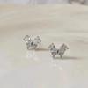 Beixi S925 Silver Butterfly Stud Earrings for Women - Lightweight Luxury Niche Design