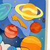 Wooden Puzzles for Kids Early Education Toy Portable Solar System Children Puzzle Age 4+