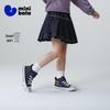 minibala Girls' Preppy Denim Pleated Skirt