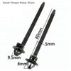 10/20PCS Black Nylon Car Cable Ties Push Mount Wire Harness Fastener Clamp Clips Automobile Wire Management Organizers