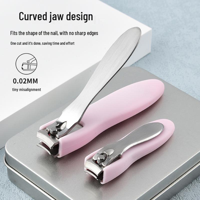 Portable Stainless Steel Nail Clipper & Trimming Set