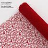 Korean Style Floral Jacquard Mesh Bag for Wrapping Fresh Flowers and DIY Gifts