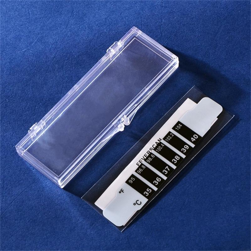 20RC 10Pcs Temperature Forehead Sticker Strips Digital Display Thermometer Strips