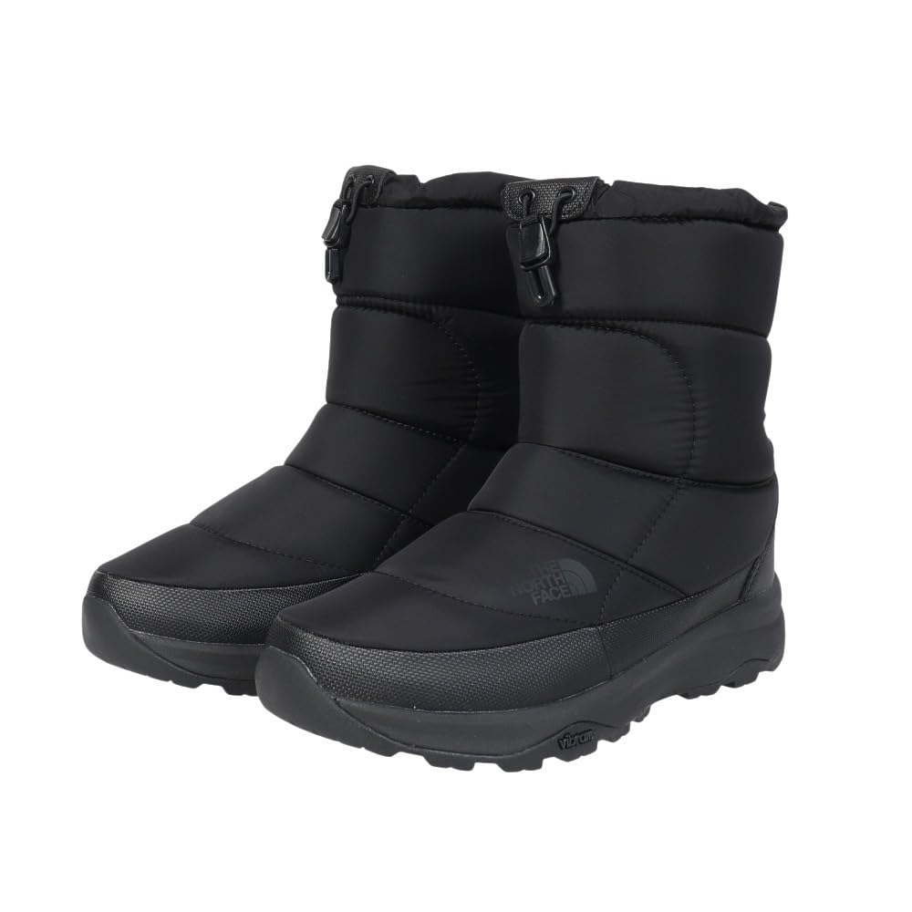 THE NORTH FACE Nuptse Bootie Waterproof VII NF52272 TNF Black/TNF Black 2, 27.0 cm (Unisex Waterproof Insulated Winter Boots)
