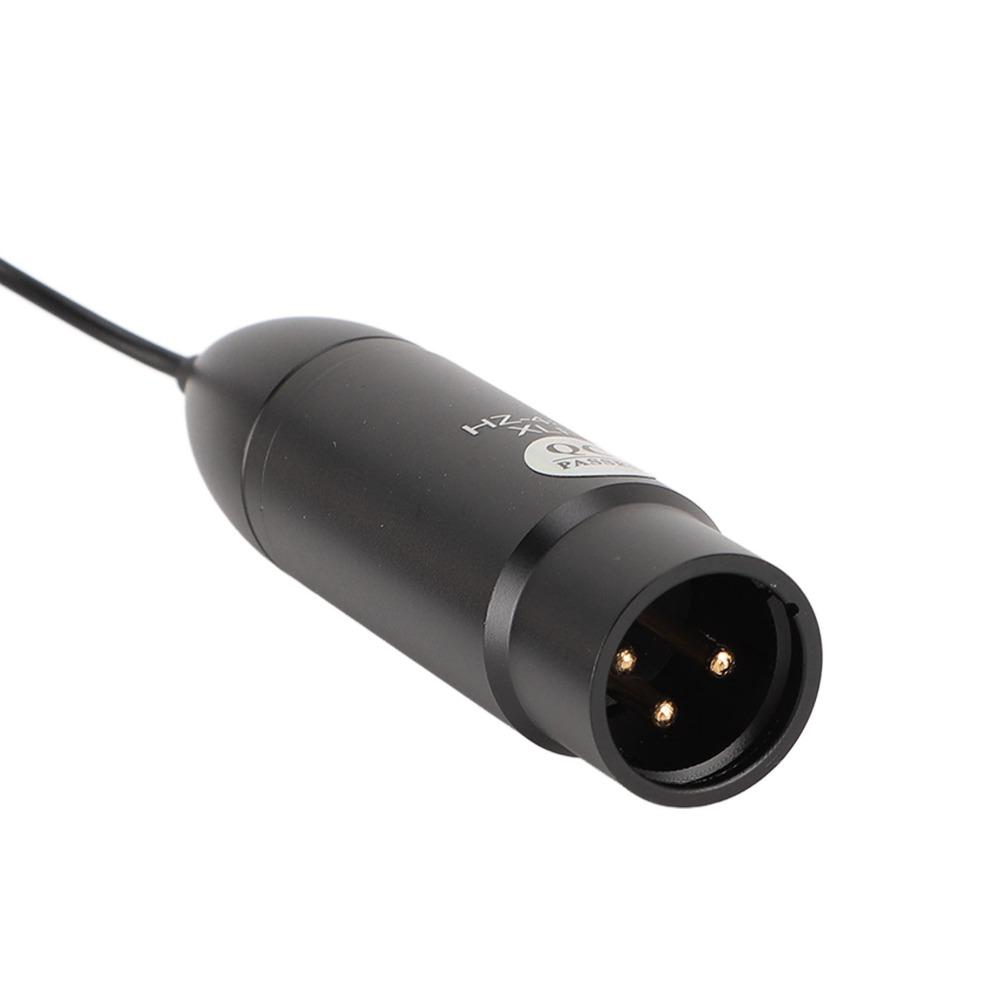 Noise Reduction Lavalier Microphone 48V Phantom Power XLR Lavalier Mic Portable Mono  Multi-Scene