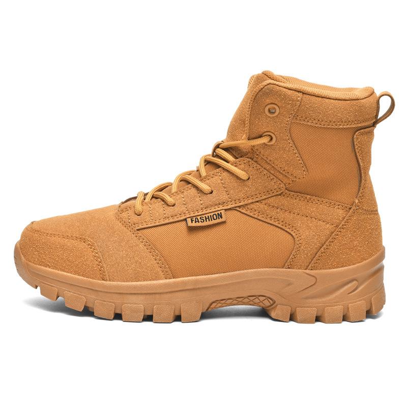 Large Size Combat Boots Couple High Top Hiking Boots Special Desert Boots Field Boots