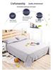 Solid Color Washable Twill Bed Sheet - Thick Duvet Cover for Dorms and Single Beds