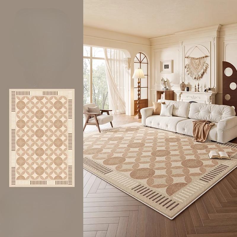 

Cream Style Living Room Decoration Anti-slip Carpet Large Size Rugs for Bedroom Thick Washable Lounge Floor Mat Fluffy Soft Rug 80*120cm